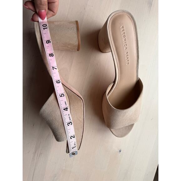 Veronica Beard Dali Platform color sand / neutral size 10 - Picture 8 of 11